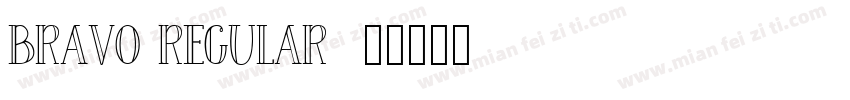 Bravo Regular字体转换